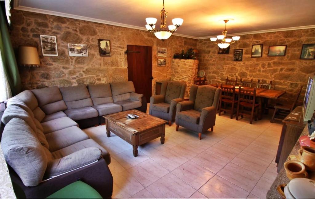 Część wypoczynkowa w obiekcie Casa Cunha