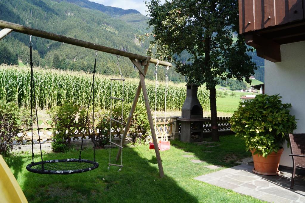 Vonkajšia záhrada v ubytovaní Appartement Gästehaus Aloisia