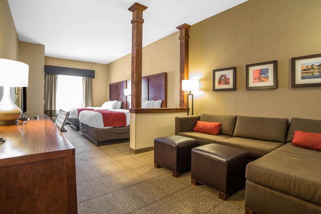Posezení v ubytování Comfort Suites Moab near Arches National Park