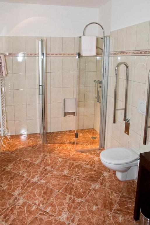 Koupelna v ubytování Gasthof Prankl