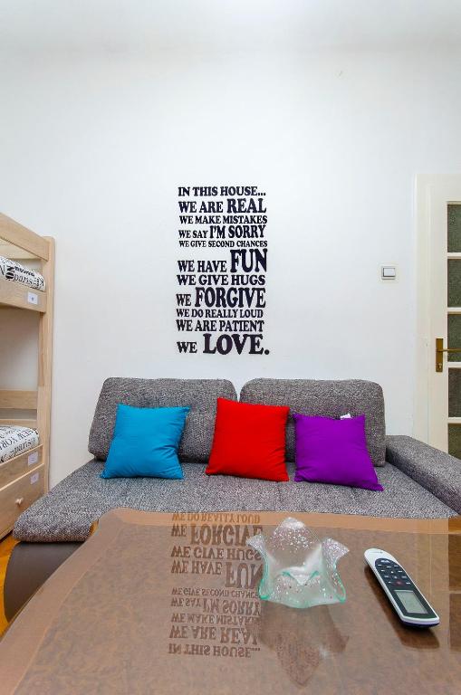 Posezení v ubytování Guest house Levanda