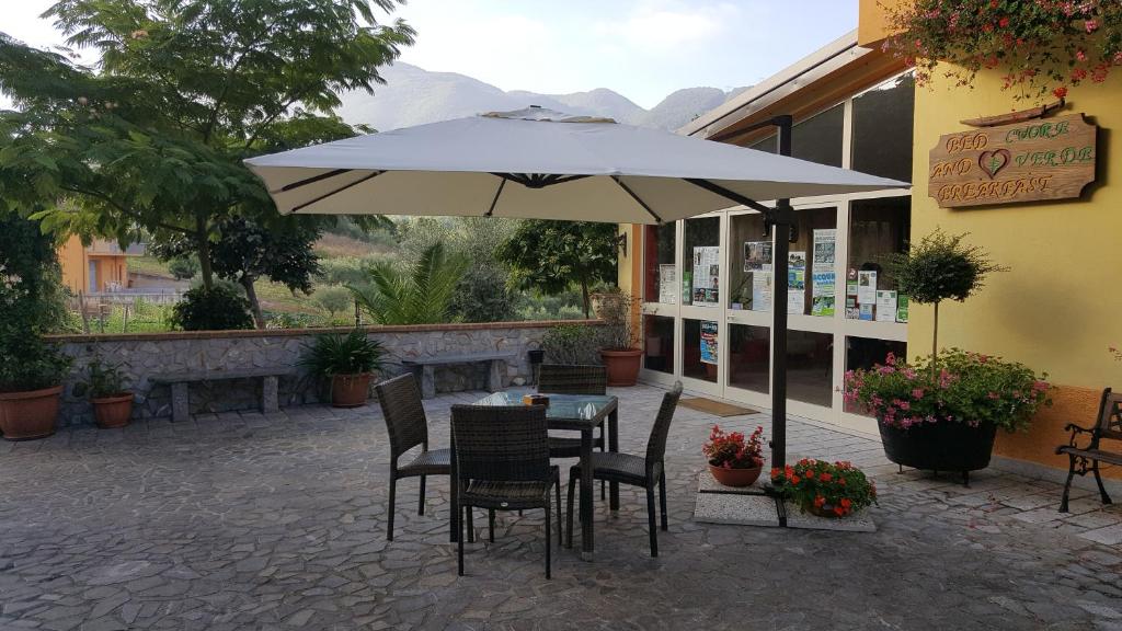 Patio nebo venkovní prostory v ubytování B&B Cuoreverde Pollino