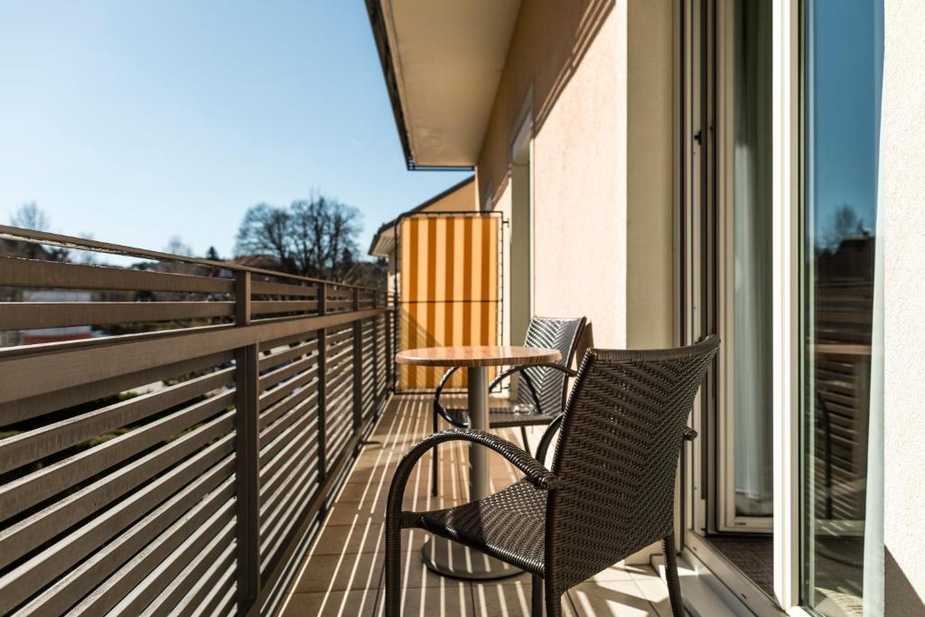 Balkón nebo terasa v ubytování Hotel Goritschnigg