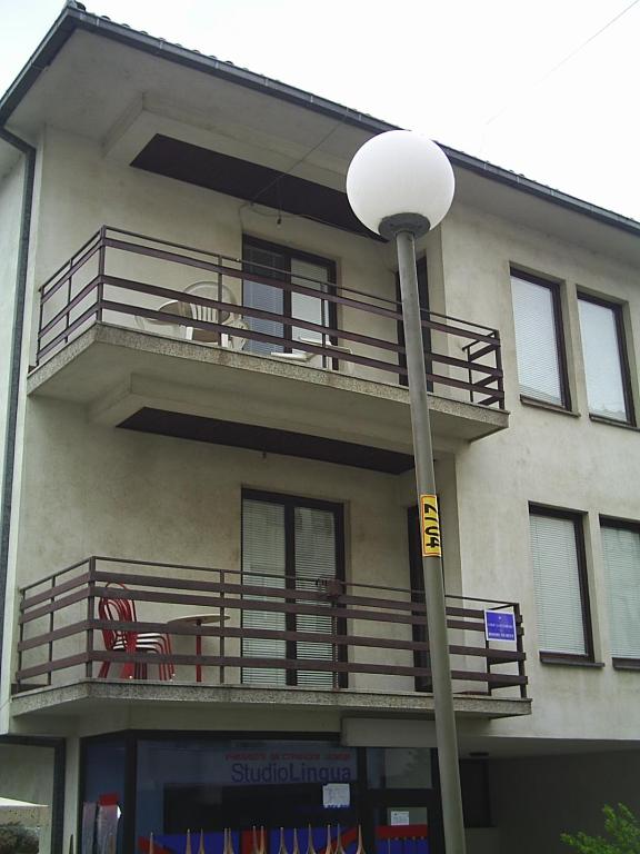 Balkón nebo terasa v ubytování Vila Veronika