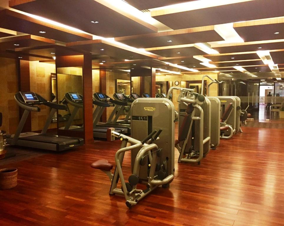 Fitness centrum a/nebo fitness zařízení v ubytování Jaypee Palace Hotel