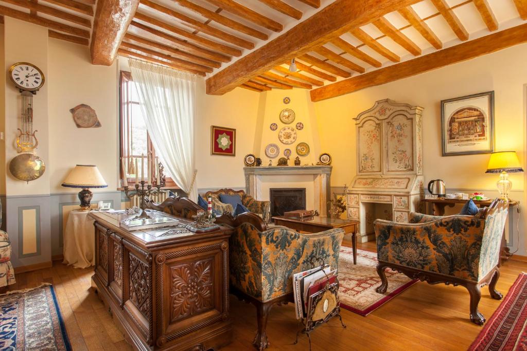Posezení v ubytování Villa Gobbi Benelli