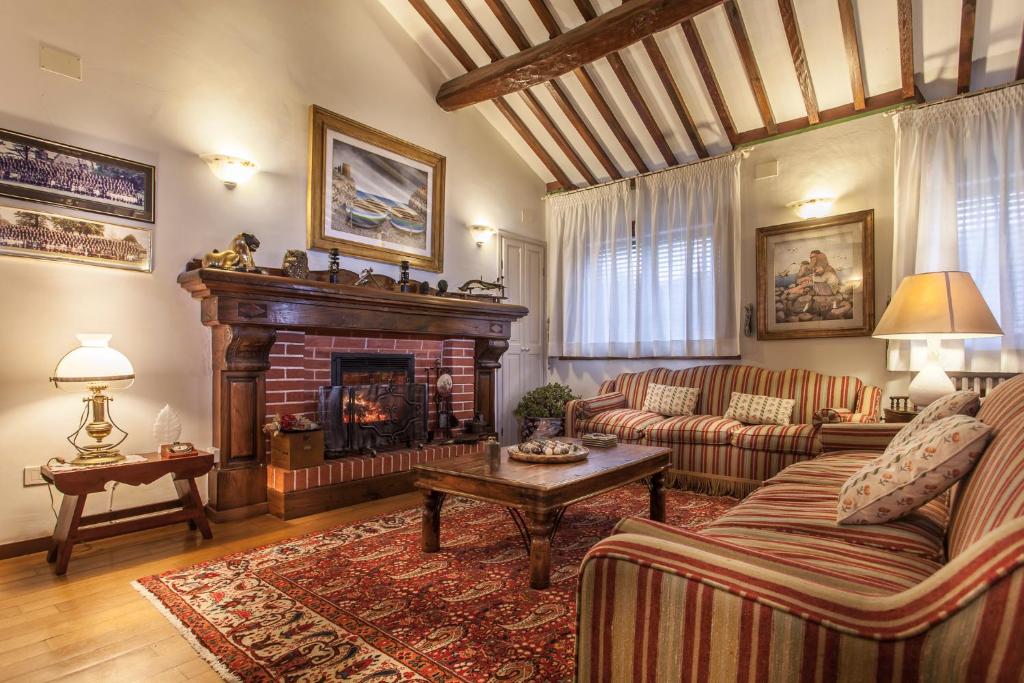 Posezení v ubytování Villa Gobbi Benelli