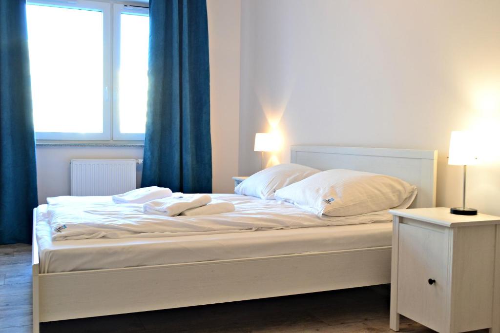Posteľ alebo postele v izbe v ubytovaní JTB Nautica Aparthotel