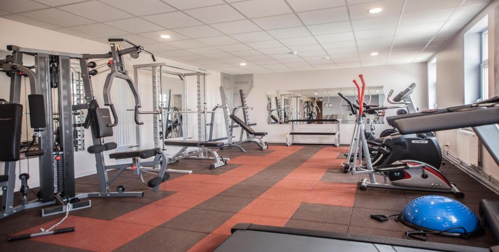 Fitness centrum a/nebo fitness zařízení v ubytování SanMari