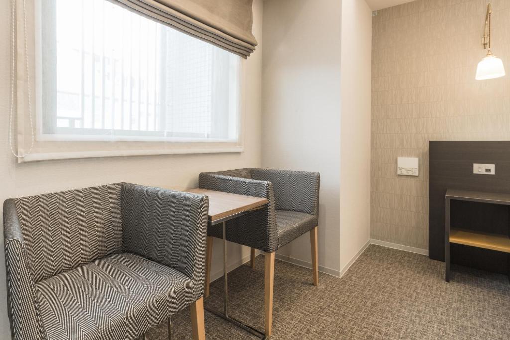 Posezení v ubytování Hotel M's Est Shijo Karasuma