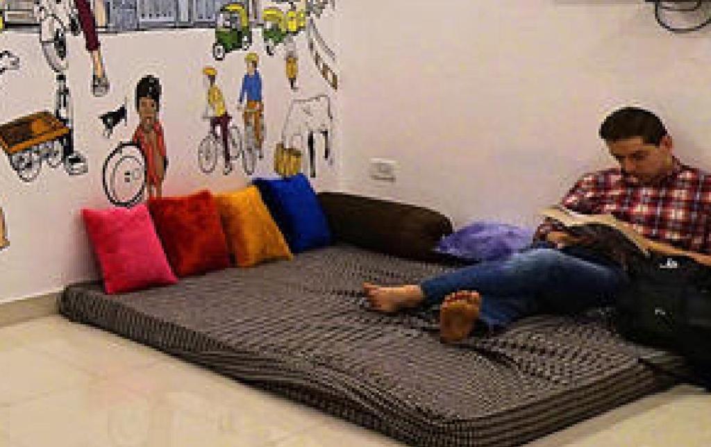 Posezení v ubytování Hotel Delhi Fantastic near New Delhi Train Station