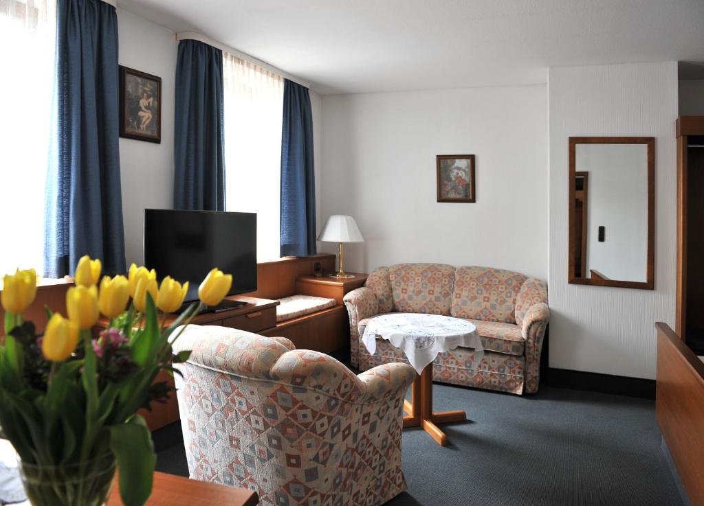 Posezení v ubytování Hotel Grüner Baum