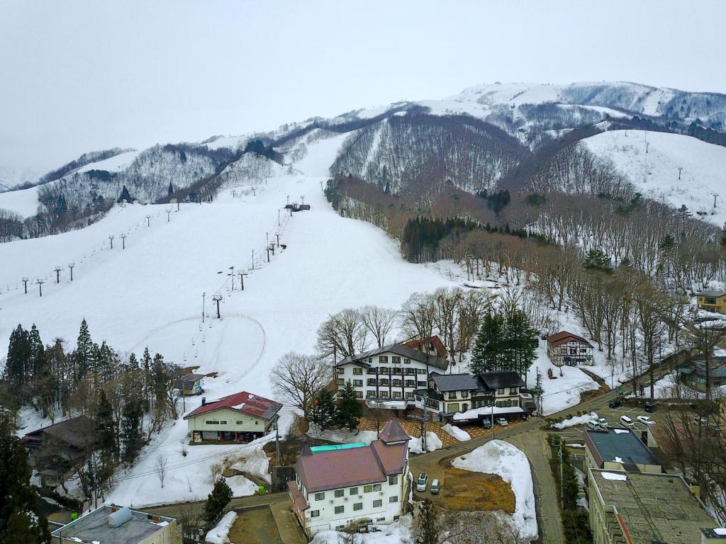 Asuka Lodge v zimě