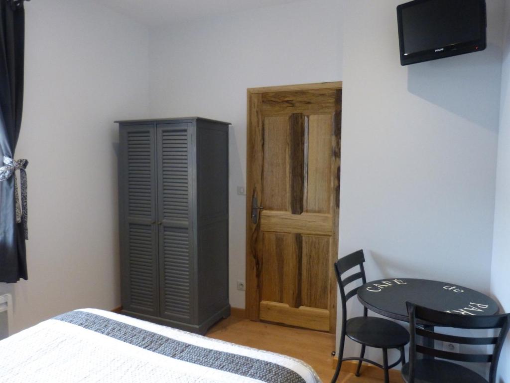 Postel nebo postele na pokoji v ubytování Gîte du Pagoulin - Gîte