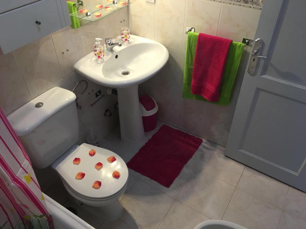 Koupelna v ubytování Phenix Home