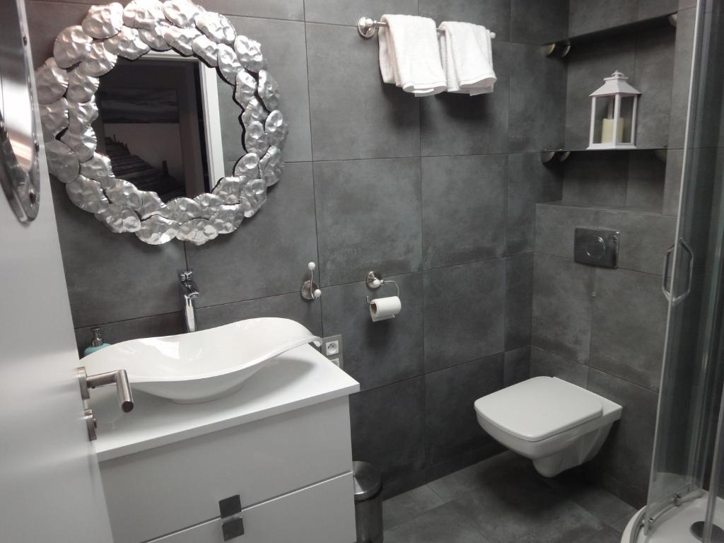 Kúpeľňa v ubytovaní Apartament 617 w Hotelu Polonia