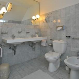 Koupelna v ubytování Hotel Schmidt