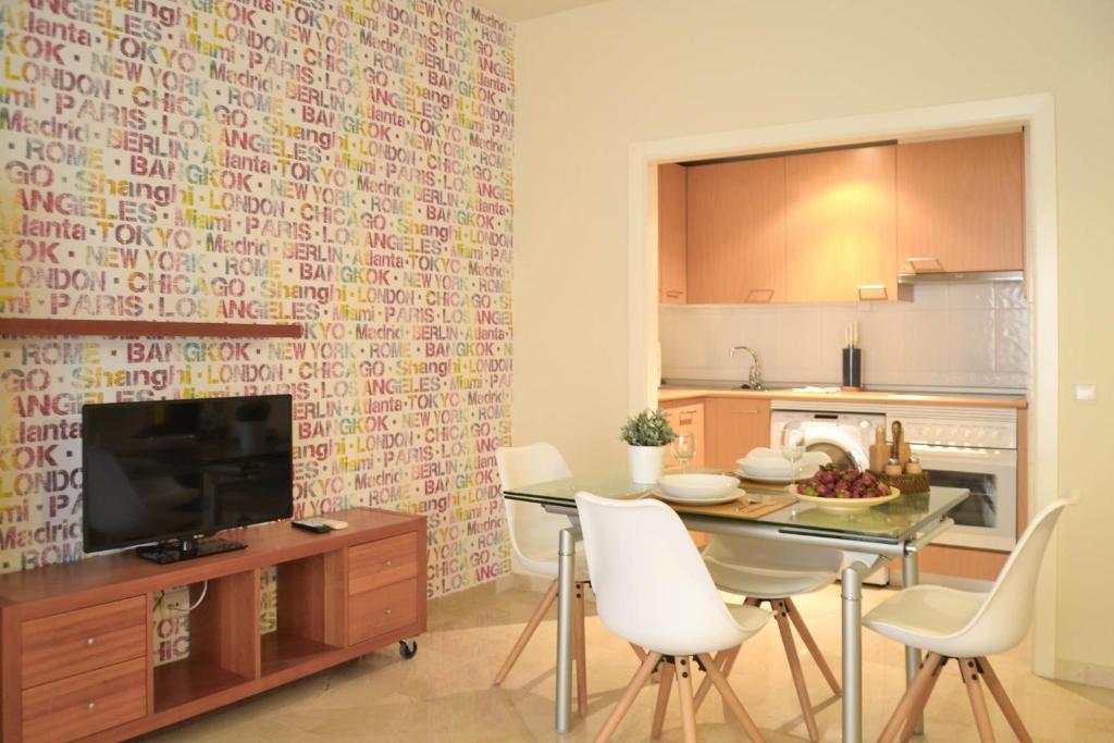 Kuchyňa alebo kuchynka v ubytovaní Apartamento Ulises Suite 1