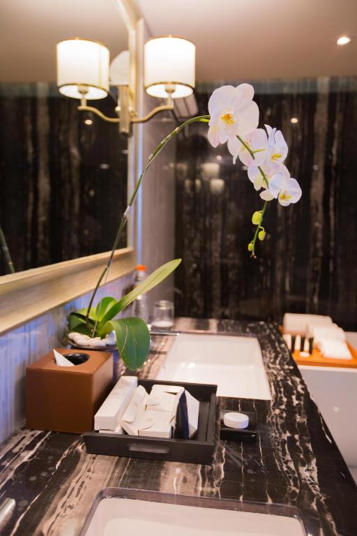 Koupelna v ubytování Vasa Hotel Surabaya