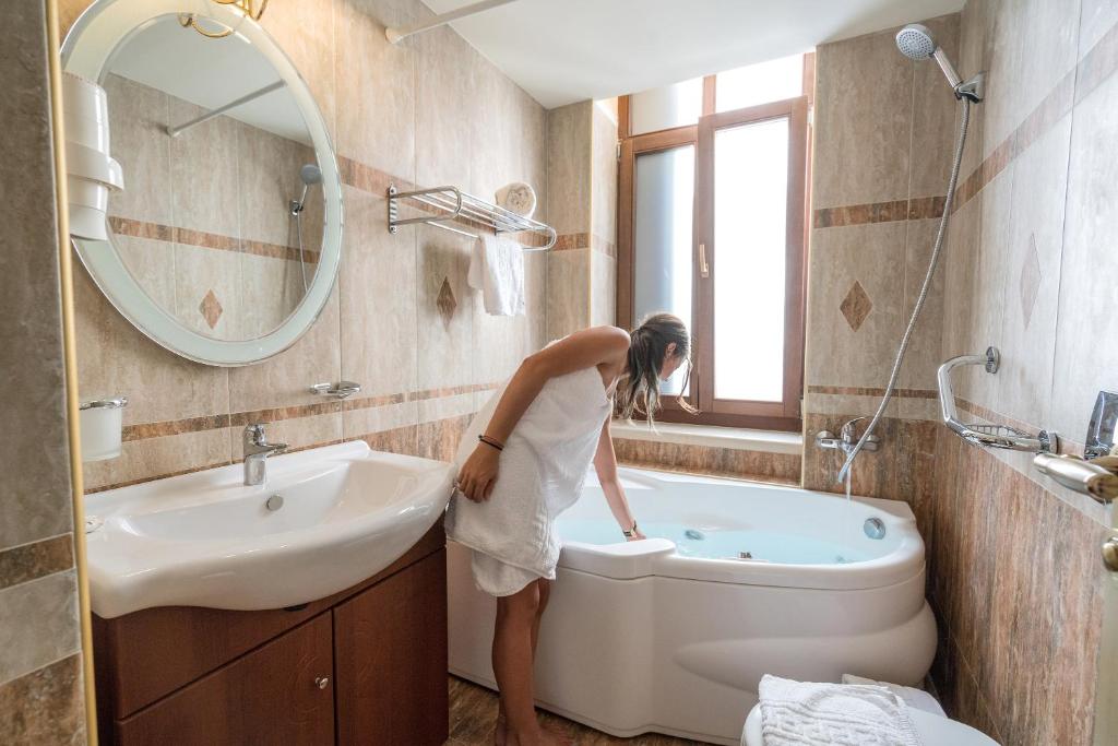 Koupelna v ubytování Hamam Oriental Suites