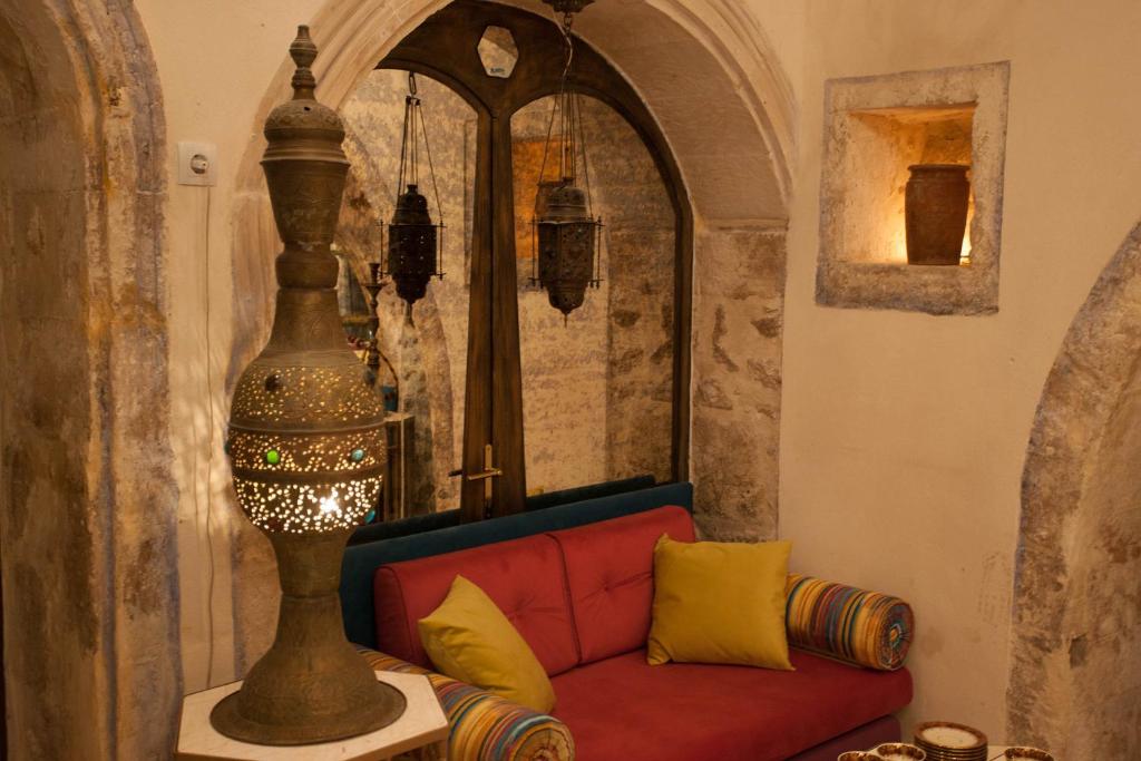 Posezení v ubytování Hamam Oriental Suites