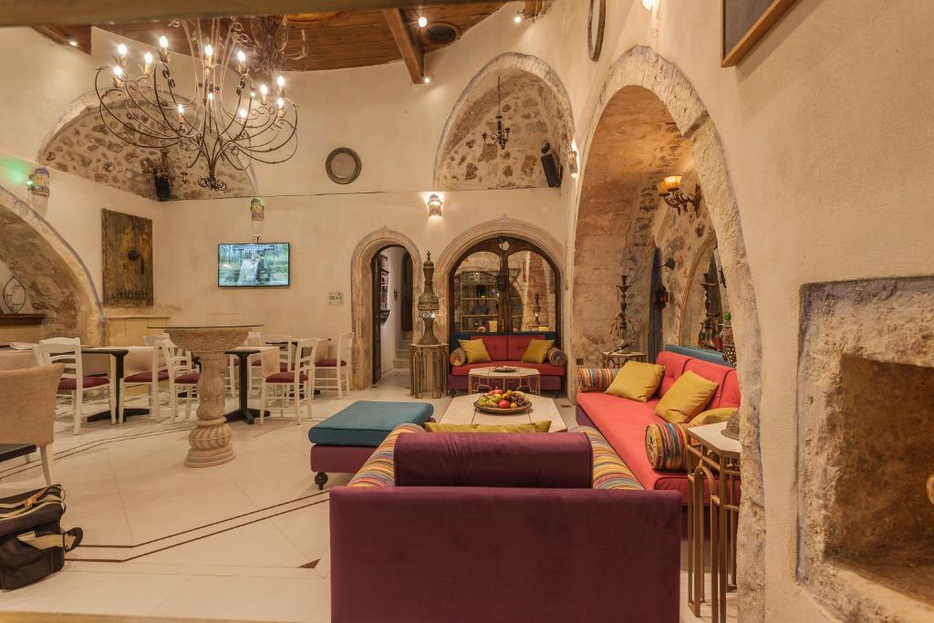 Posezení v ubytování Hamam Oriental Suites