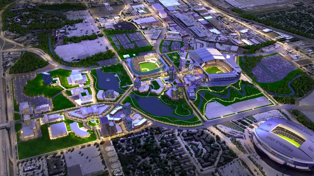 Letecký snímek ubytování Super 8 by Wyndham Arlington Near AT&T Stadium