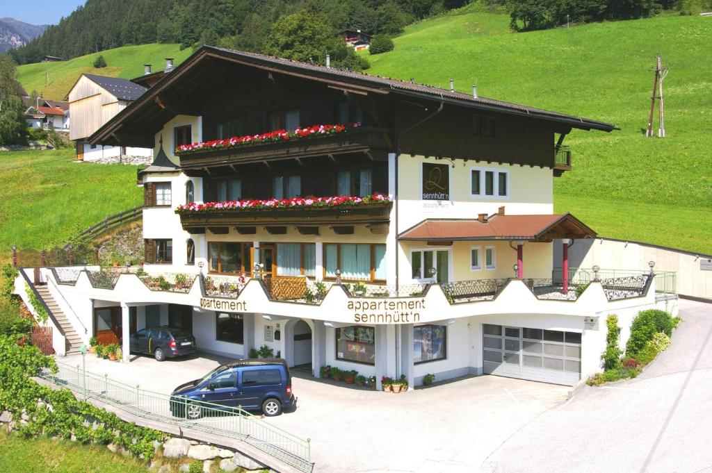 Budova, kde se aparthotel nachází
