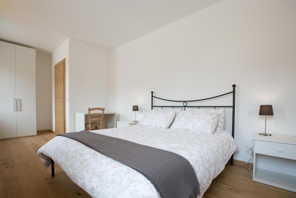 Postel nebo postele na pokoji v ubytování Agriturismo Mestroni