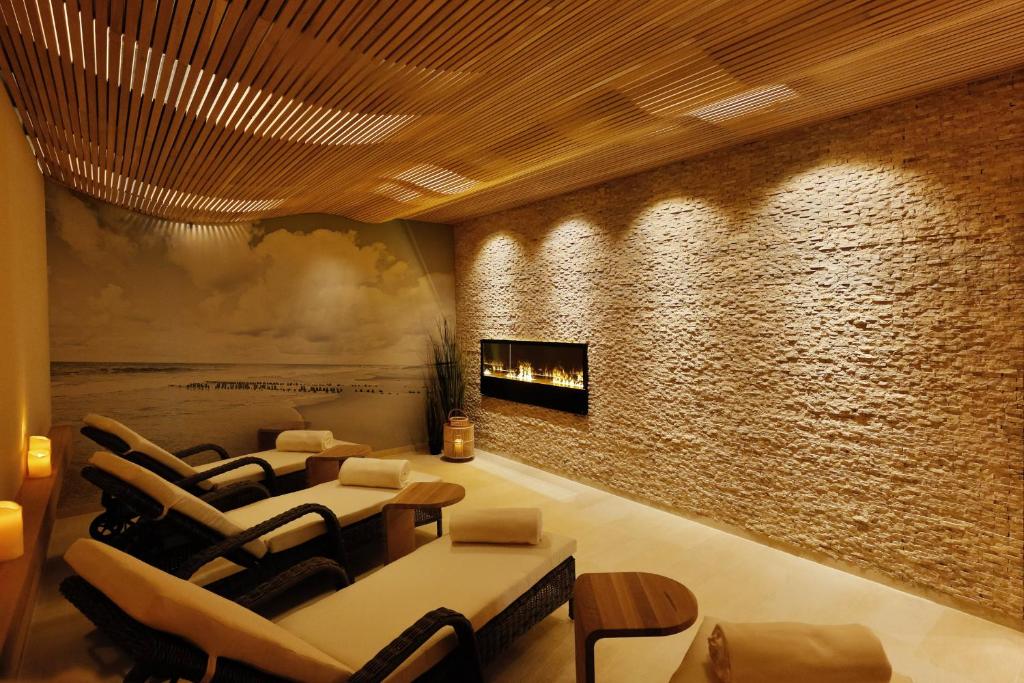 Posezení v ubytování Hotel Uthland