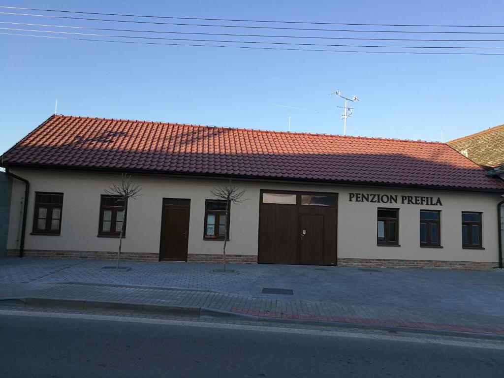Budova, kde se penzion nachází