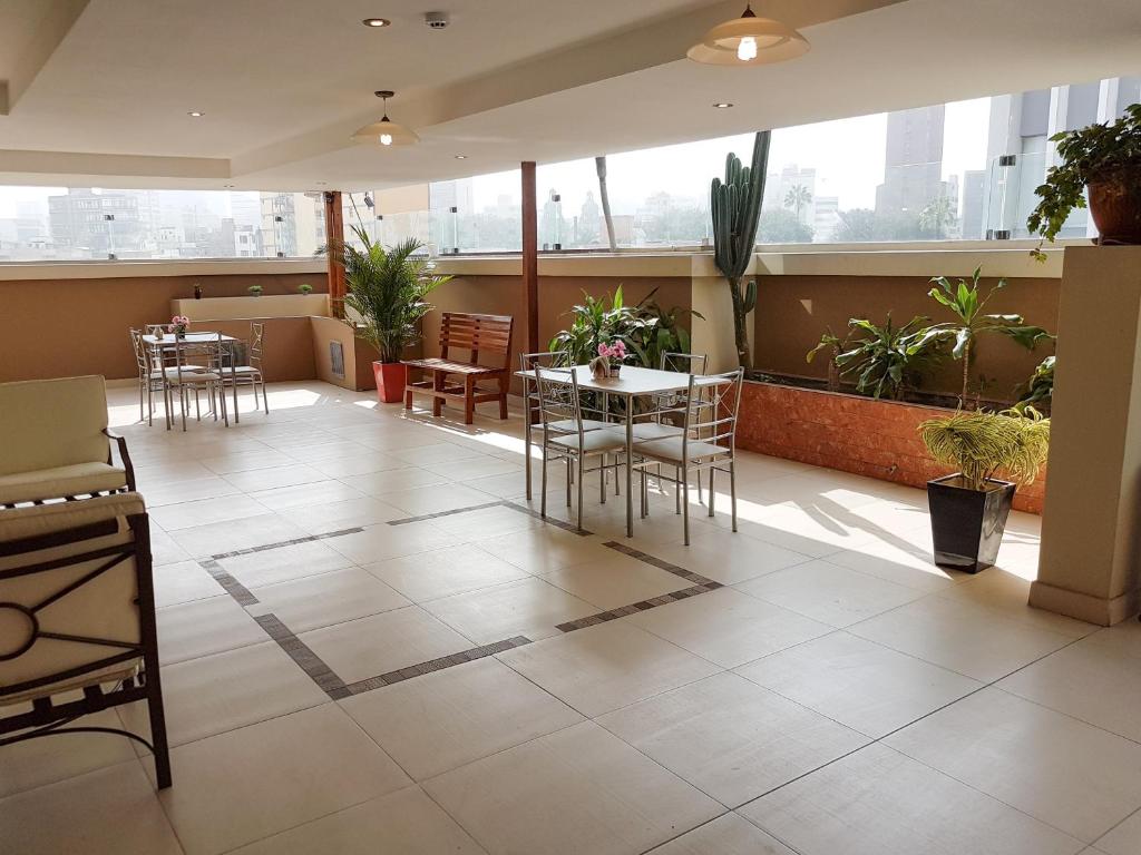 Posezení v ubytování Hotel Las Palmas