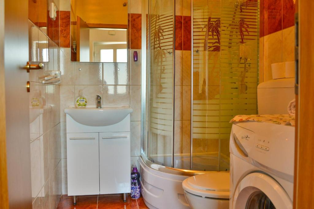 Kúpeľňa v ubytovaní Apartment Skale