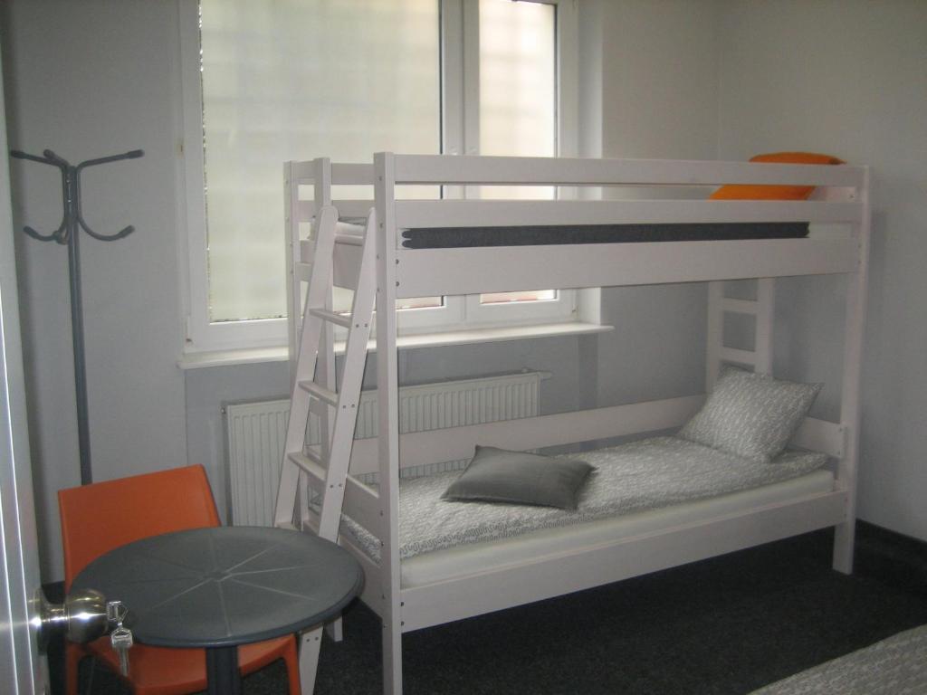 Postel nebo postele na pokoji v ubytování Hostel Sopot Centrum