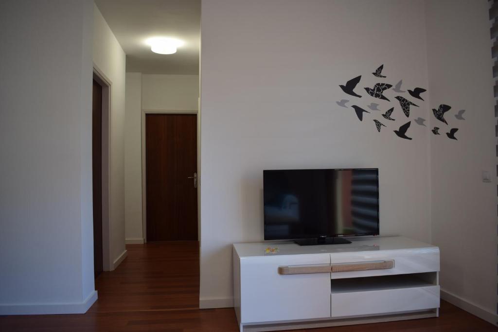 TV a/nebo společenská místnost v ubytování Apartamento San Isidro