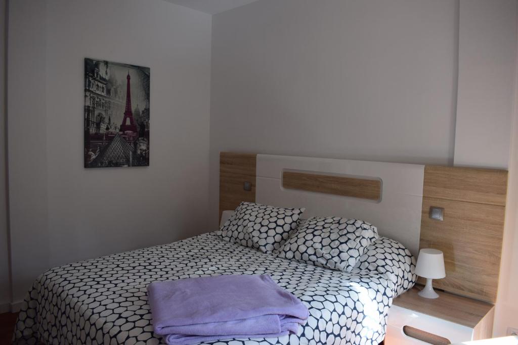 Postel nebo postele na pokoji v ubytování Apartamento San Isidro