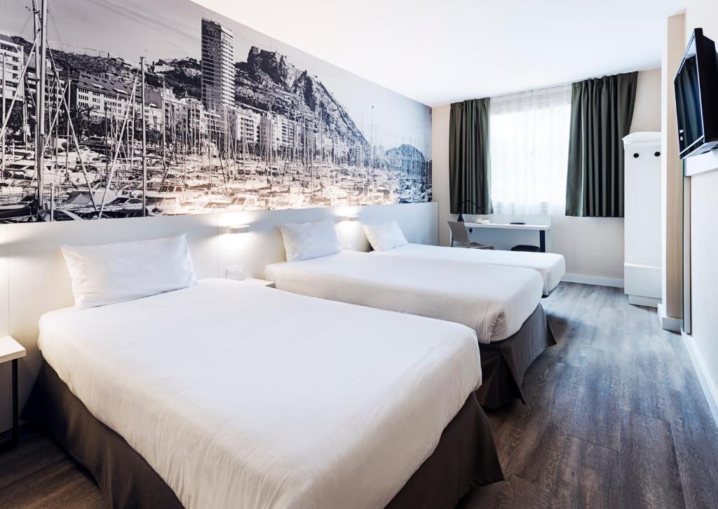 B&B HOTEL Alicante - Drievoudige Kamer Met Uitzicht Op Zee
