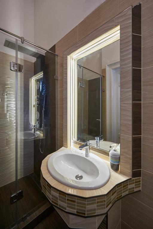 Kúpeľňa v ubytovaní Falk Miksa Apartment