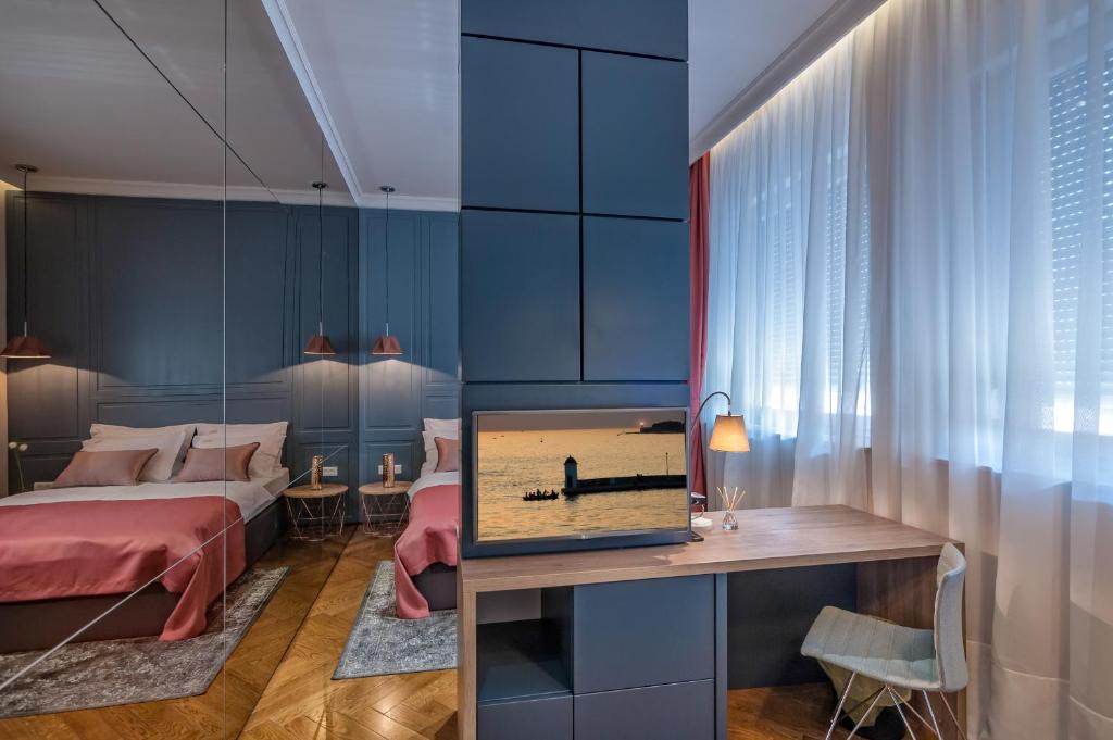 Postel nebo postele na pokoji v ubytování Zadera Accommodation