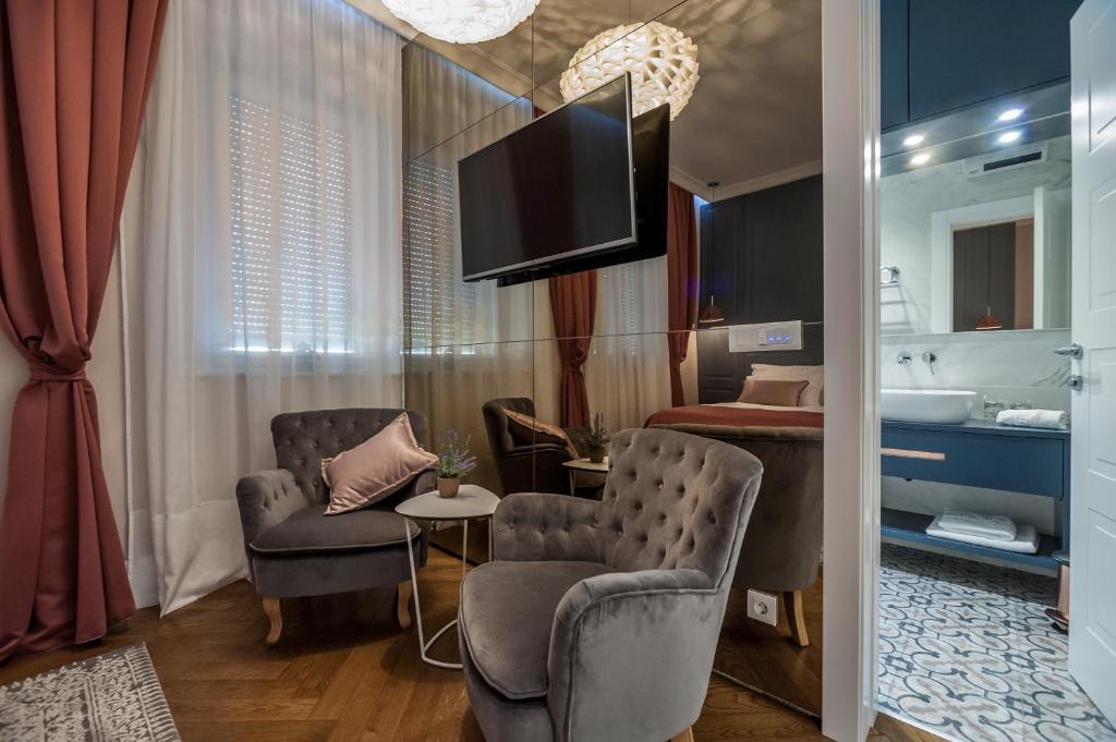 Posezení v ubytování Zadera Accommodation