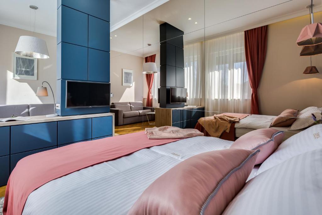 Postel nebo postele na pokoji v ubytování Zadera Accommodation