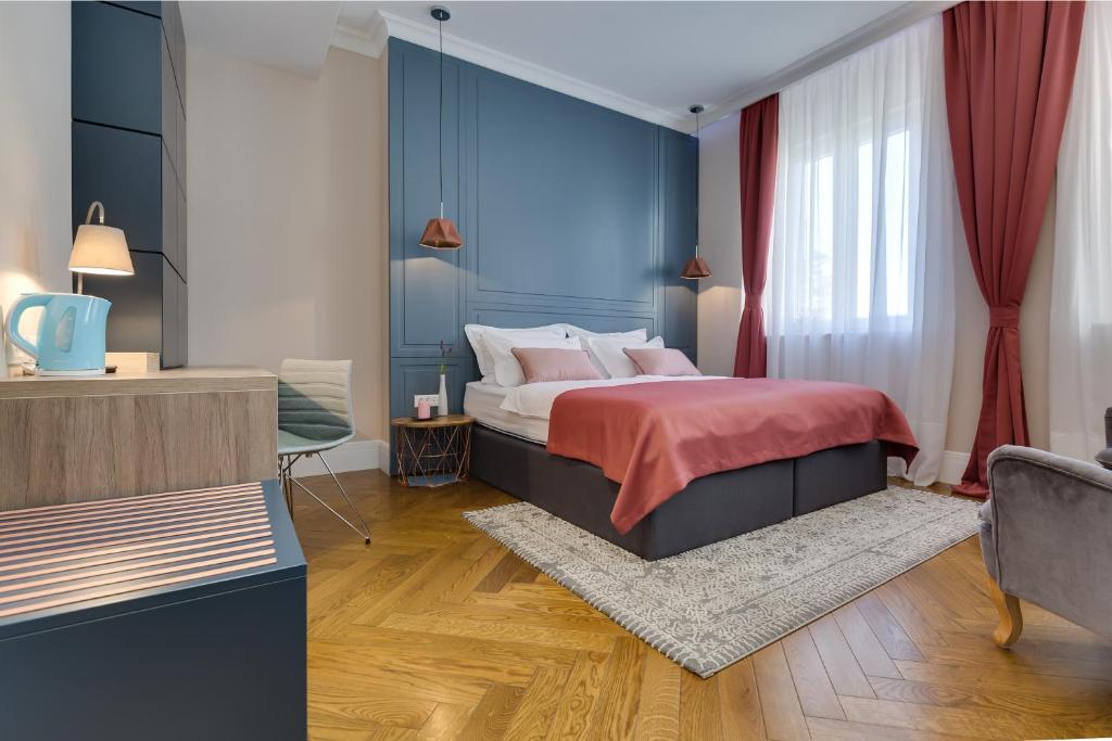 Postel nebo postele na pokoji v ubytování Zadera Accommodation