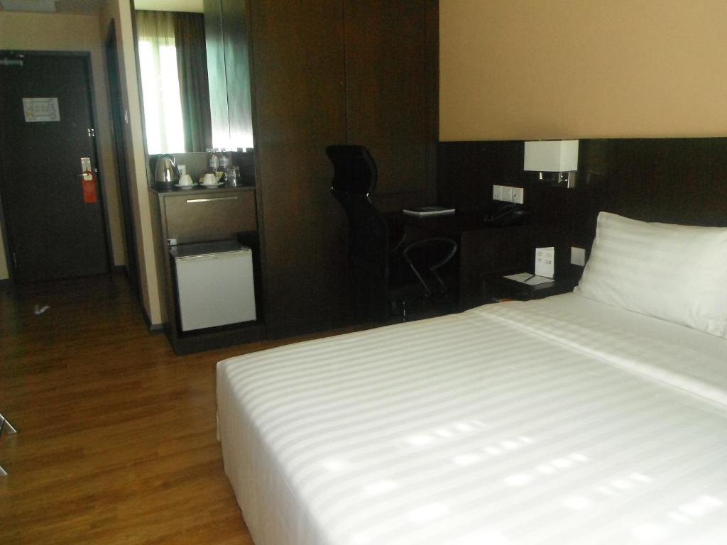Postel nebo postele na pokoji v ubytování Keoja Hotel