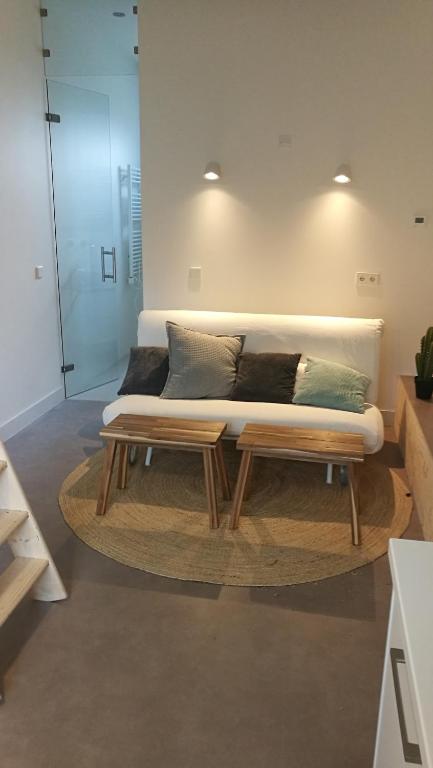 Posezení v ubytování Terrace Apartment Cyclades