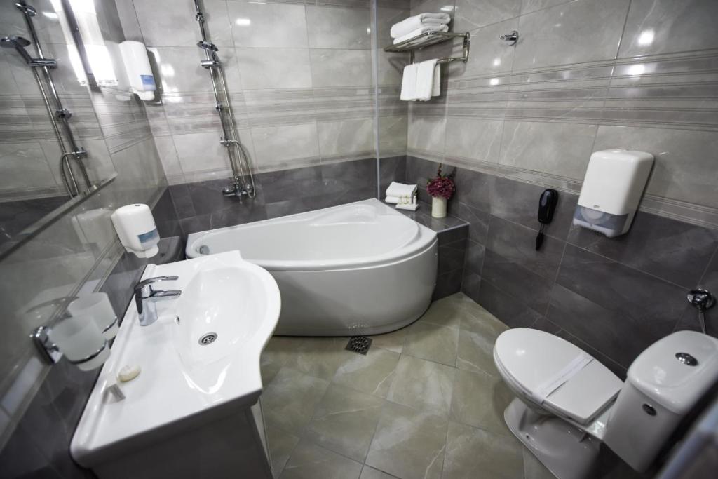 Koupelna v ubytování Hotel Požega