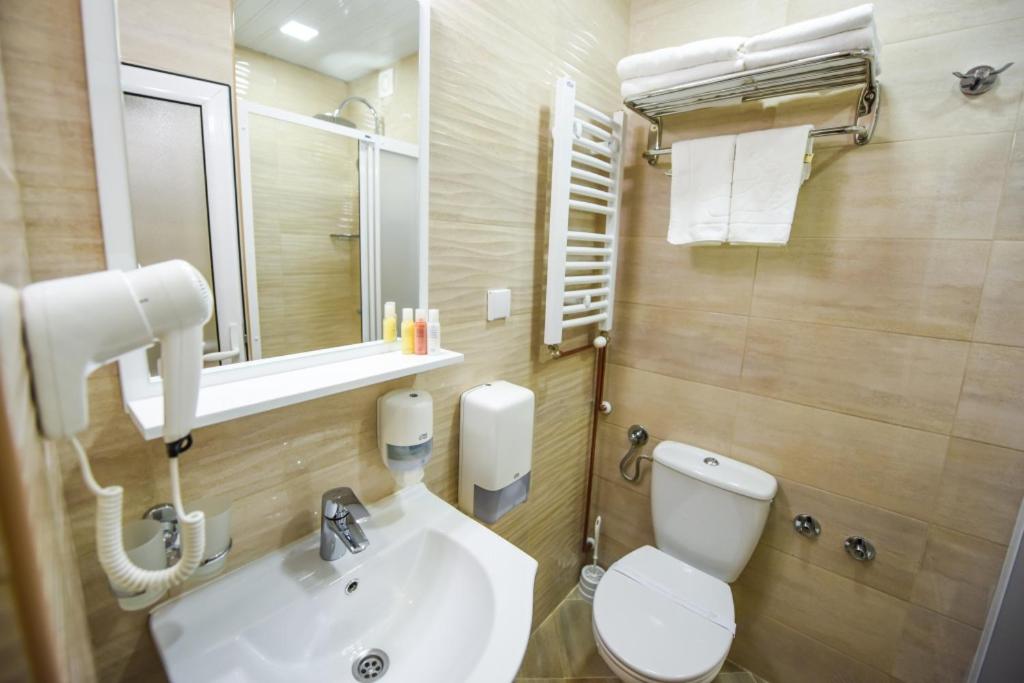 Koupelna v ubytování Hotel Požega