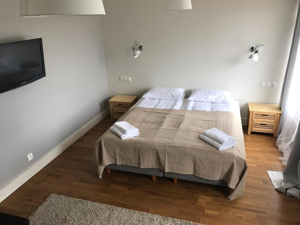 Postel nebo postele na pokoji v ubytování Peperino