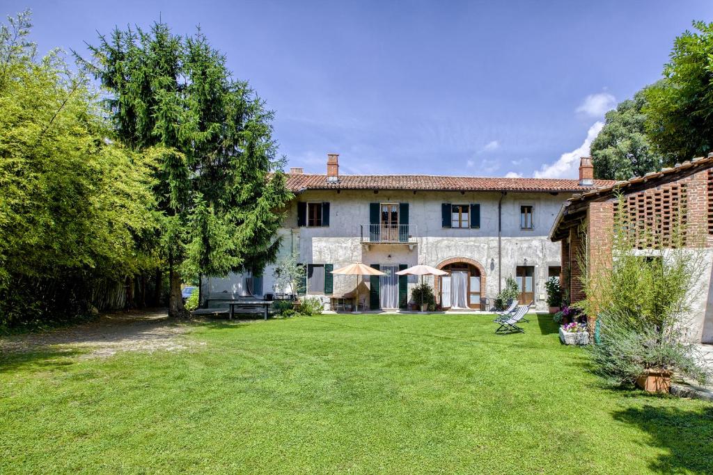 Zahrada ubytování B&B Cascina Moncrava