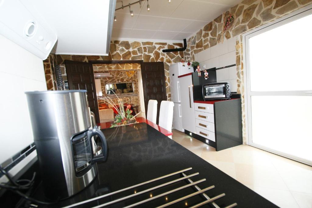 Kuchyň nebo kuchyňský kout v ubytování Villa Sonnenschein