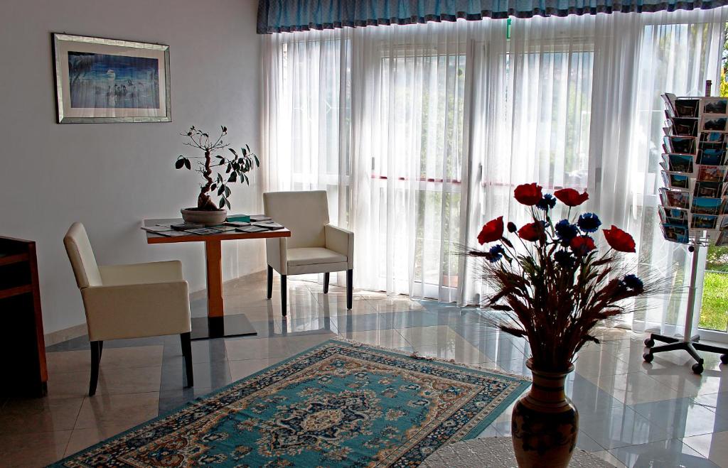 Posezení v ubytování Hotel La Piroga